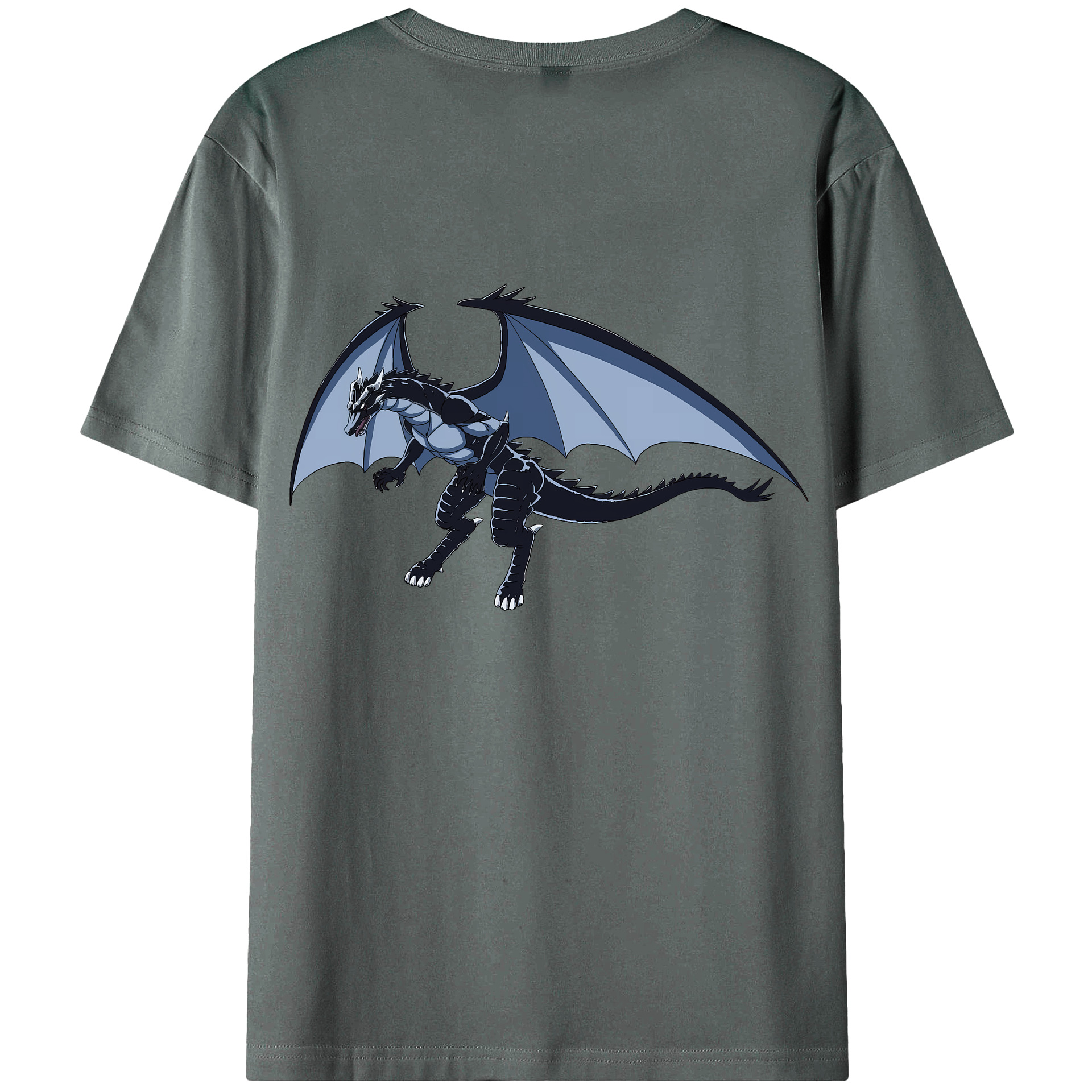 （画像用） 転スラ Regarding Reincarnated to Slime 綿100％ メンズ半袖Tシャツ（バックプリント） 通気性